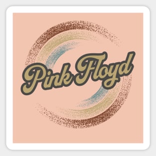 Pink Floyd Circular Fade Sticker